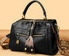 Trendy Soft New Multifunction High Quality Leather Solid Color Handbag Mssza