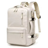 Trendy Solid Zipper Cabin Hand Luggage Aeroplane Travel School Backpack Mssza