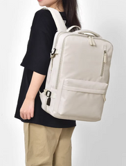 Trendy Solid Zipper Cabin Hand Luggage Aeroplane Travel School Backpack Mssza