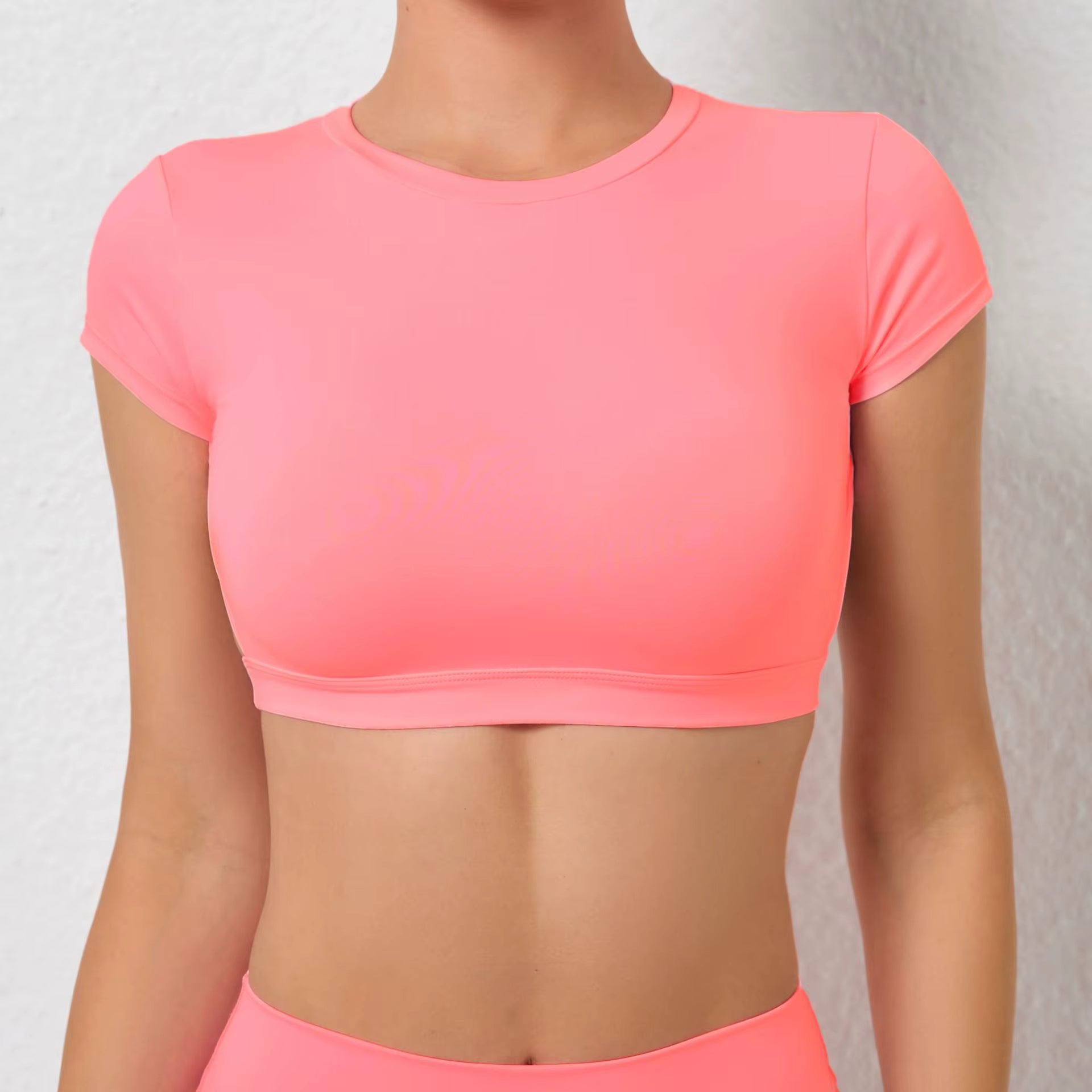 Trendy Sportswear Backless Yoga Clothing Chest Pads Sport Crop Tops Mssza