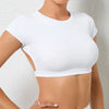 Trendy Sportswear Backless Yoga Clothing Chest Pads Sport Crop Tops Mssza