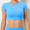 Trendy Sportswear Backless Yoga Clothing Chest Pads Sport Crop Tops Mssza