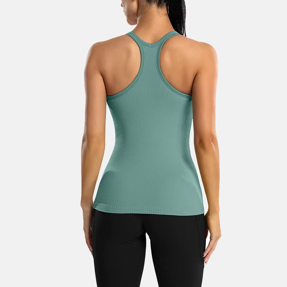 Trendy U-Neck Basic Breathable Camisole Sportswear Mssza