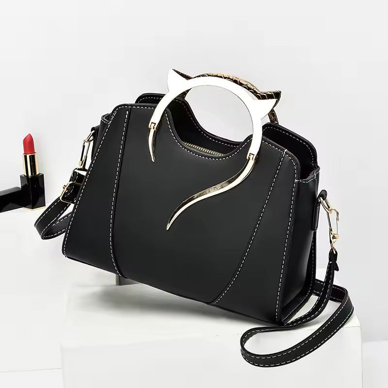 Trendy Underarm Square Satchel Small Chain Purse Leather Shoulder Crossbody Bag Mssza