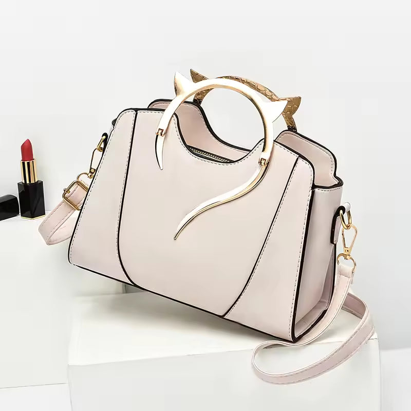 Trendy Underarm Square Satchel Small Chain Purse Leather Shoulder Crossbody Bag Mssza