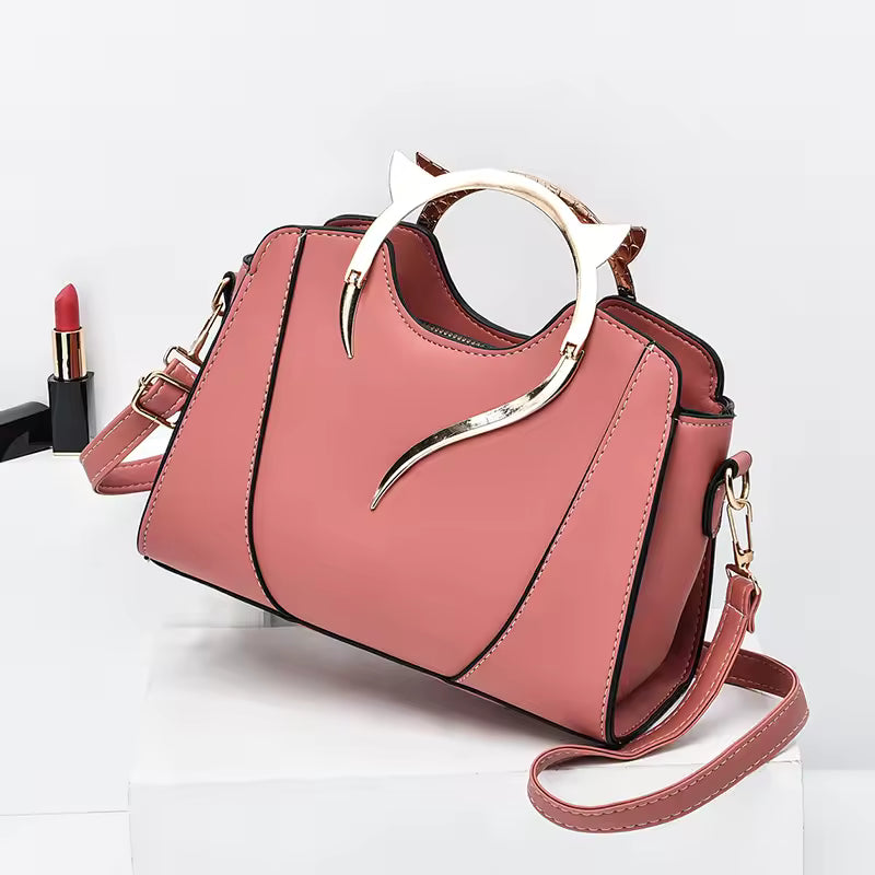 Trendy Underarm Square Satchel Small Chain Purse Leather Shoulder Crossbody Bag Mssza