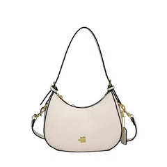 Elegant Solid splicing Versatile Leisure Leather Horizontal square Simple Shoulder Bag Mssza