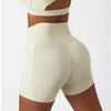 Trendy With Pocket Breathable Hip Lift High Waist Yoga Shorts Mssza