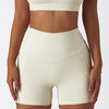 Trendy With Pocket Breathable Hip Lift High Waist Yoga Shorts Mssza