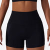 Trendy With Pocket Breathable Hip Lift High Waist Yoga Shorts Mssza
