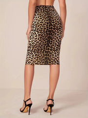 Tulle High Elasticated Waistband Elegant Midi Streetwear Skirts Mssza