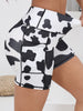 Tummy Control Workout With Pockets High Waisted Biker Yoga Shorts Mssza