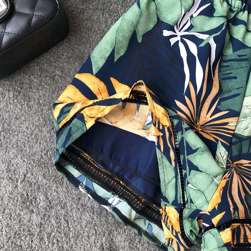 Tunic Floral Print Plus Size Boho jumpsuit Mssza