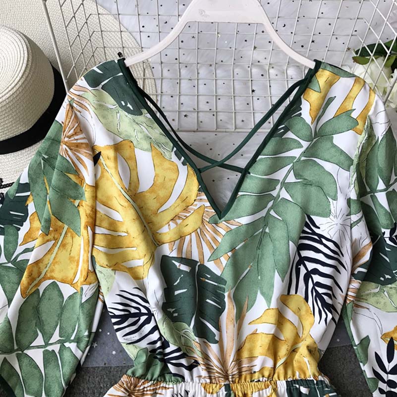 Tunic Floral Print Plus Size Boho jumpsuit Mssza