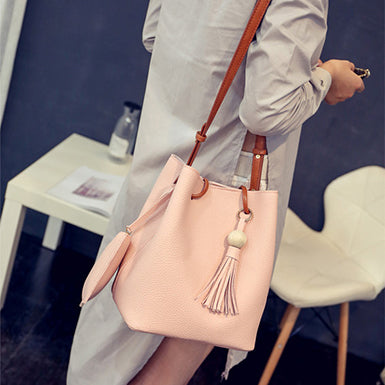 Two Piece Bag Set â€?Hobo Bag Wallet Fringed Mssza