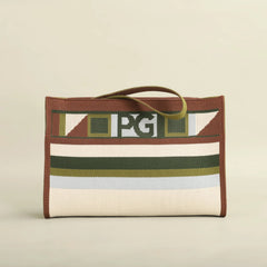 Unique Style Design Hopping Colorful Striped Handbag Mssza
