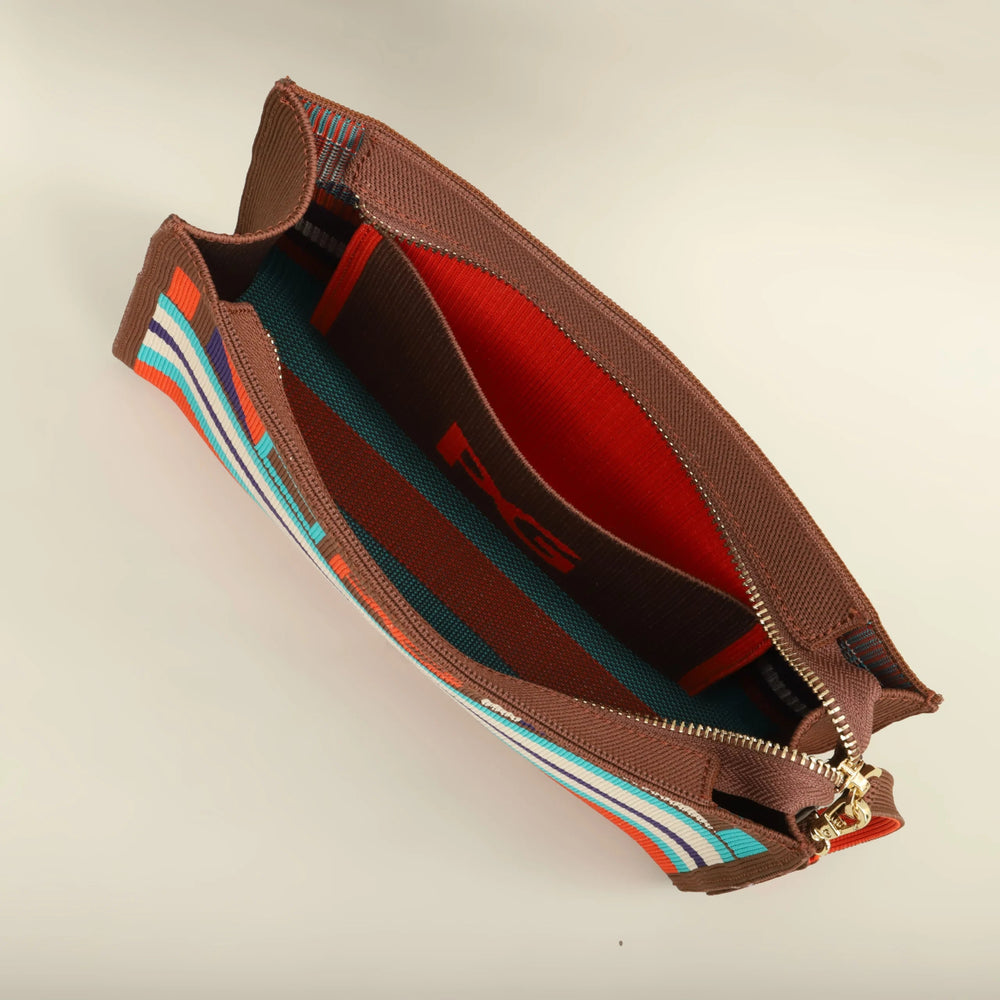 Unique Style Design Hopping Colorful Striped Handbag Mssza