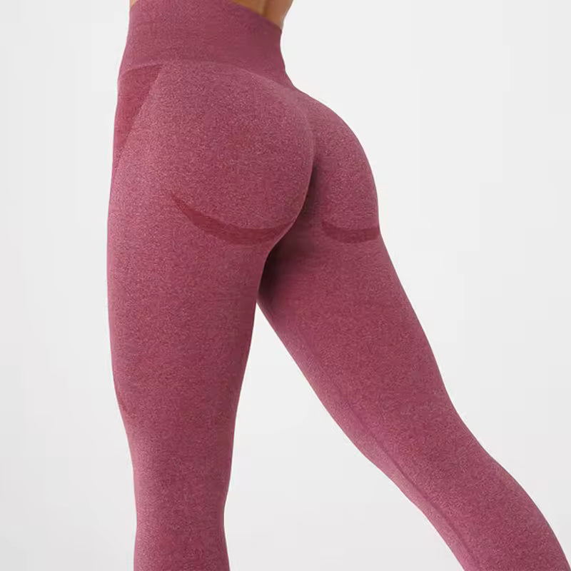 Trendy Seamless Tummy Control Gym High Waisted Sports Leggings Mssza