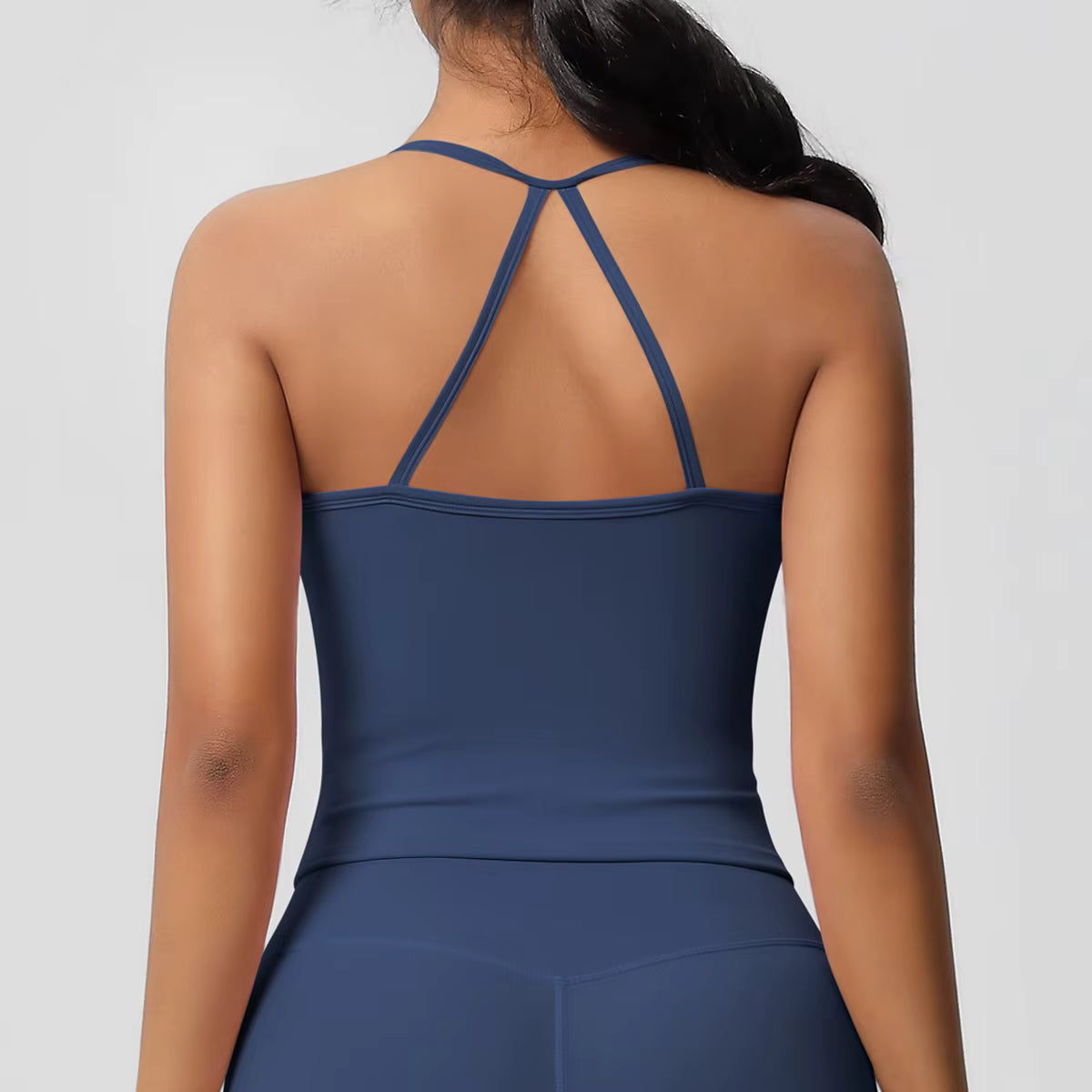 Trendy Breathable Quick Drying Back Yoga Slim Fit Sports Top Mssza