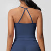 Trendy Breathable Quick Drying Back Yoga Slim Fit Sports Top Mssza