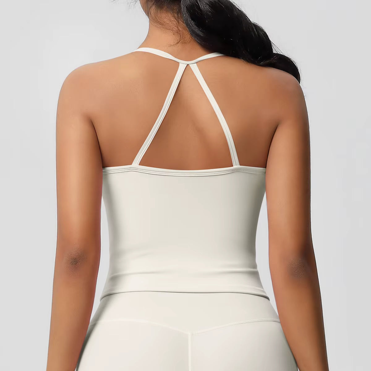 Trendy Breathable Quick Drying Back Yoga Slim Fit Sports Top Mssza