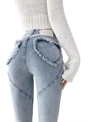 Vintage Baggy Denim Wide Legged Loose Flare Jeans Mssza