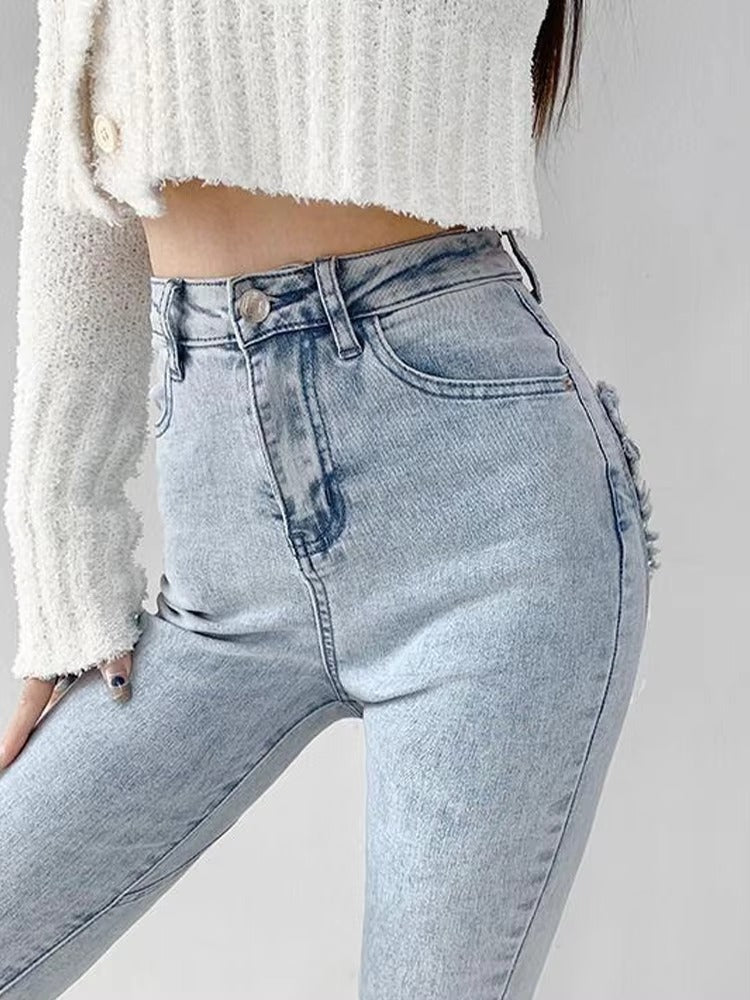 Vintage Baggy Denim Wide Legged Loose Flare Jeans Mssza