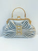 Vintage Banquet Diamond Luxury Crystal Rhinestone Mini Tote Clutch Bag Mssza