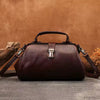 Vintage Buckle Zipper Pouch Genuine Leather Shoulder Messenger Bags Mssza