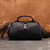 Vintage Buckle Zipper Pouch Genuine Leather Shoulder Messenger Bags Mssza
