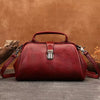 Vintage Buckle Zipper Pouch Genuine Leather Shoulder Messenger Bags Mssza