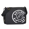 Vintage Cartoon Canvas Capacity Zipper And Hasp Versatile Tote Shoulder Messenger Bag Mssza
