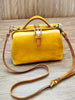 Vintage Doctor Bag Buckle Office Cowhide Genuine Leather Single Shoulder Crossbody Bag Mssza