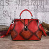 Vintage Handmade Embossed Leather Designer Shoulder Crossbody Bags Mssza
