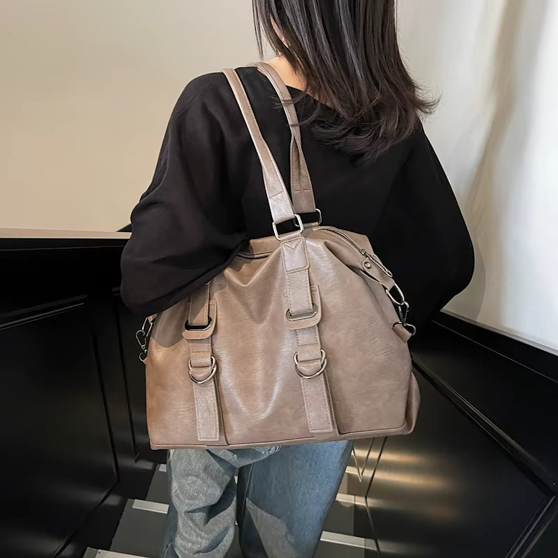Vintage High Quality PU Leather Cross-body Shoulder Bags Mssza