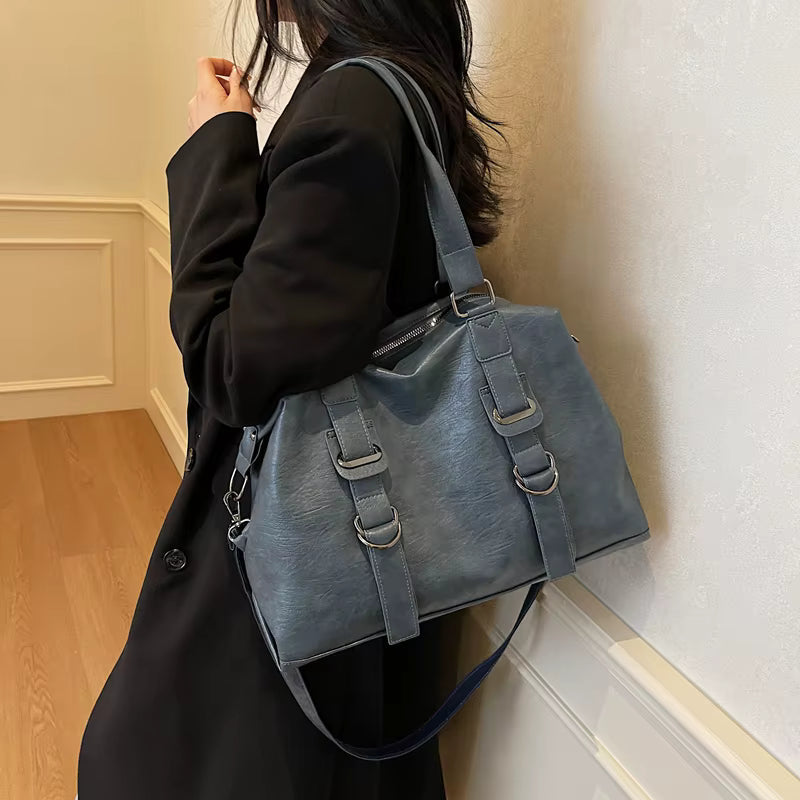Vintage High Quality PU Leather Cross-body Shoulder Bags Mssza