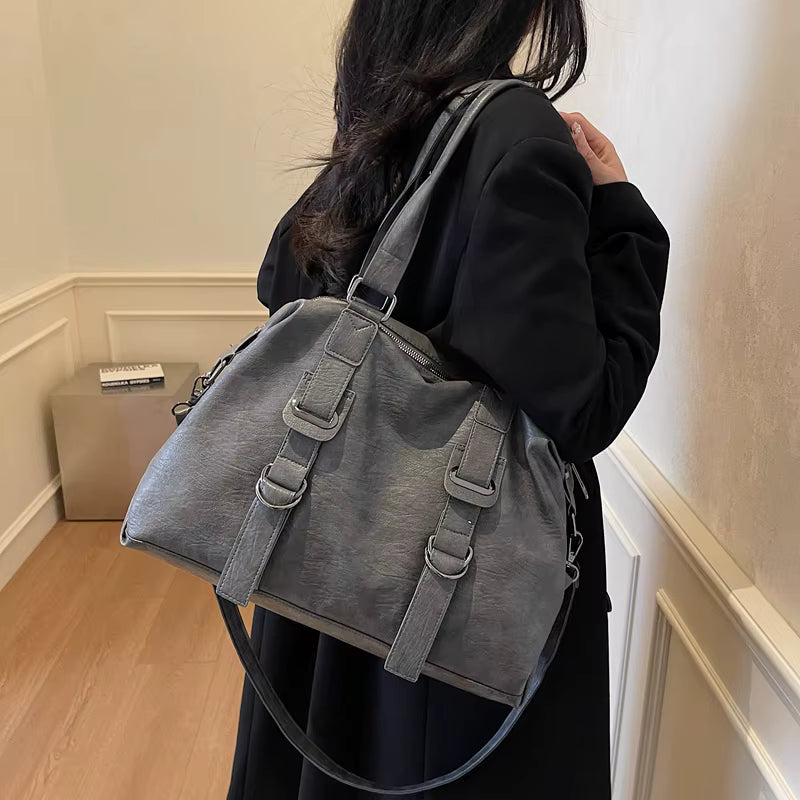 Vintage High Quality PU Leather Cross-body Shoulder Bags Mssza