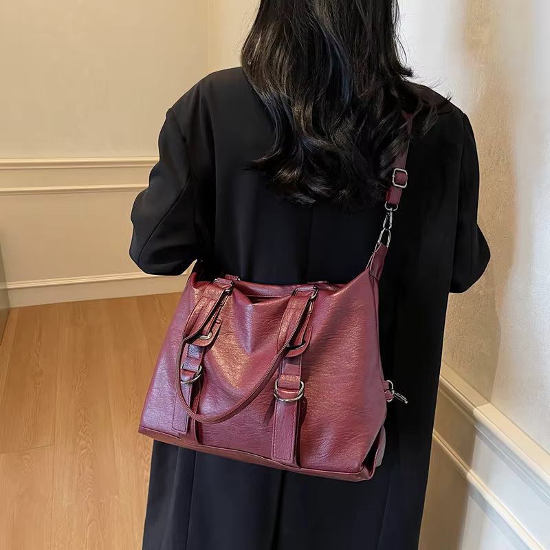 Vintage High Quality PU Leather Cross-body Shoulder Bags Mssza