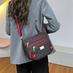 Vintage High Quality er Shopper Sac A Main Many Pockets Messenger Crossbody Shoulder Handbags and Purses Mssza