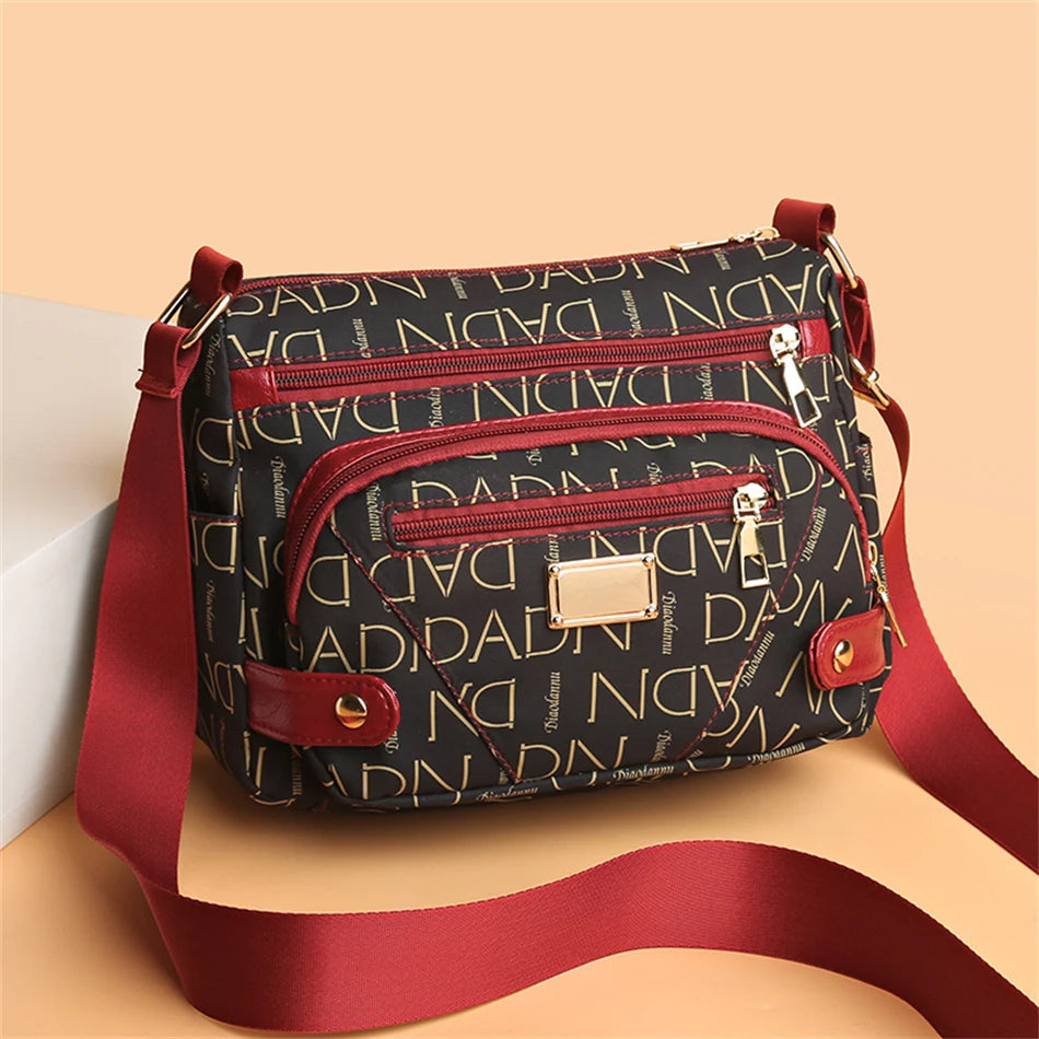 Casual High Quality er Shopper Sac A Main Many Pockets Messenger Crossbody Shoulder Handbags and Purses Mssza