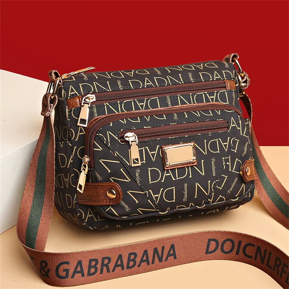 Casual High Quality er Shopper Sac A Main Many Pockets Messenger Crossbody Shoulder Handbags and Purses Mssza