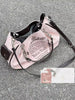 Vintage Letter Gothic Large Capacity Casual Crossbody Tote Bag Mssza
