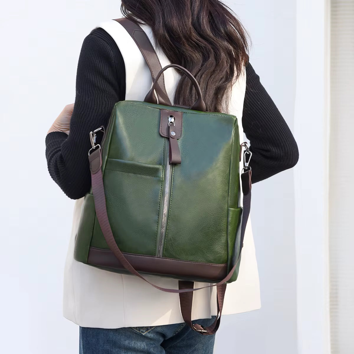 Vintage Multi-functional Rucksack Unique Design Backpack Mssza