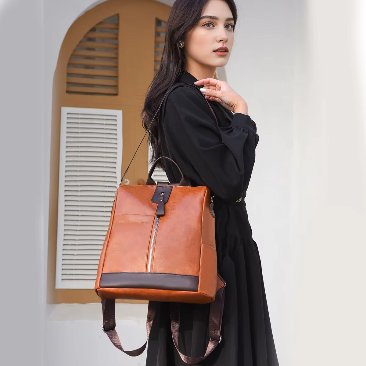 Vintage Multi-functional Rucksack Unique Design Backpack Mssza