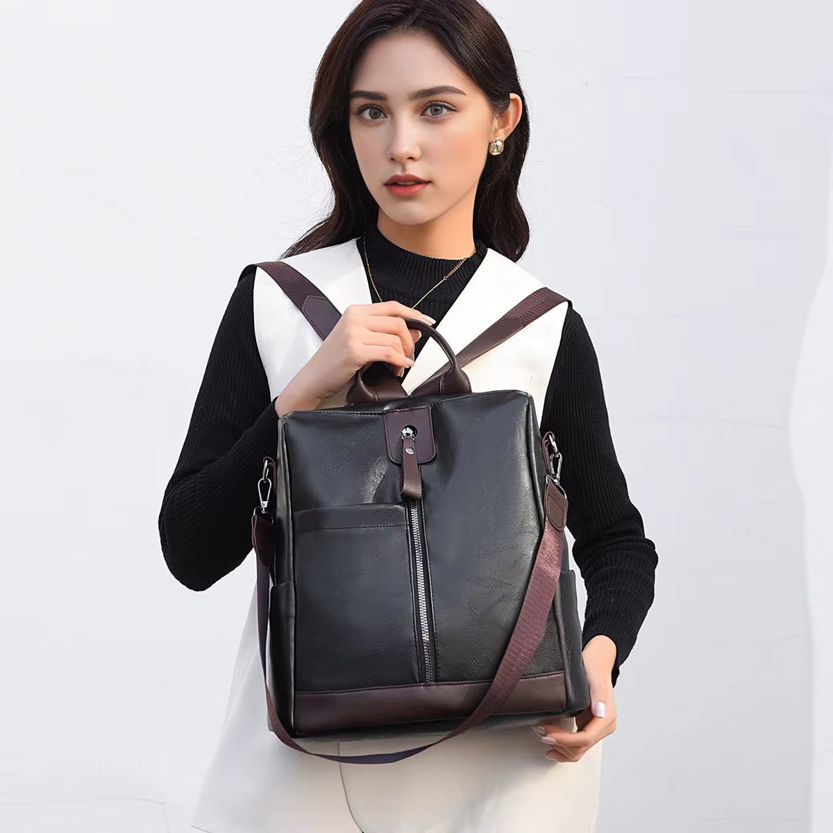Vintage Multi-functional Rucksack Unique Design Backpack Mssza