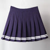 Vintage Patchwork Gothic Pleated High Waist Mini Skirts Streetwear Mssza