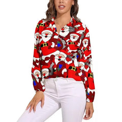 Casual Single Breasted Long Sleeve Regular Fit Printed Shirt Mssza