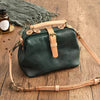 Vintage Soft Cowhide Genuine Leather Versatile Bucket Handbags Mssza