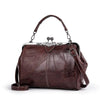 Vintage Soft Leather Evening Wallet Shopping Crossbody Hobos Bag Mssza