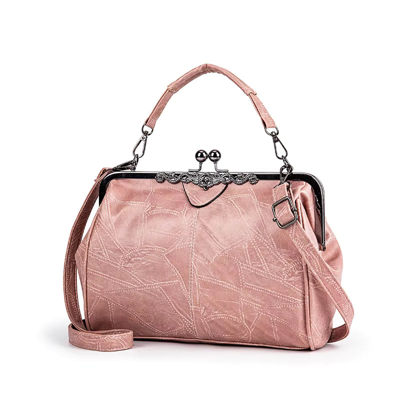 Vintage Soft Leather Evening Wallet Shopping Crossbody Hobos Bag Mssza